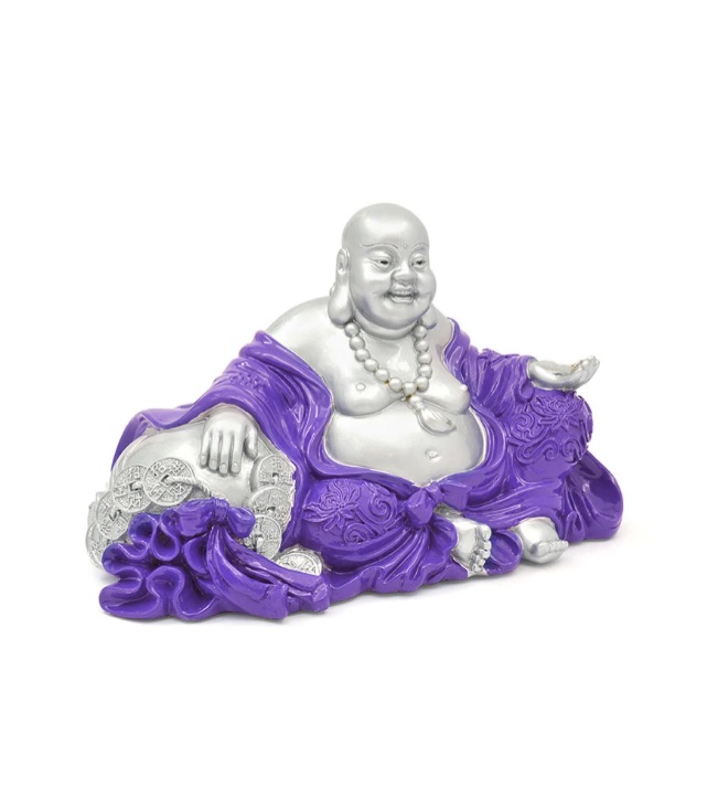 笑うブッダ Purple & Silver