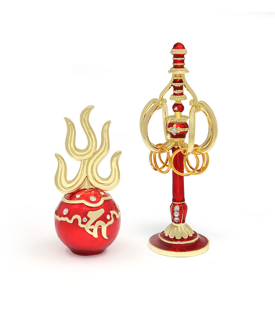 錫杖と火の玉（セット）