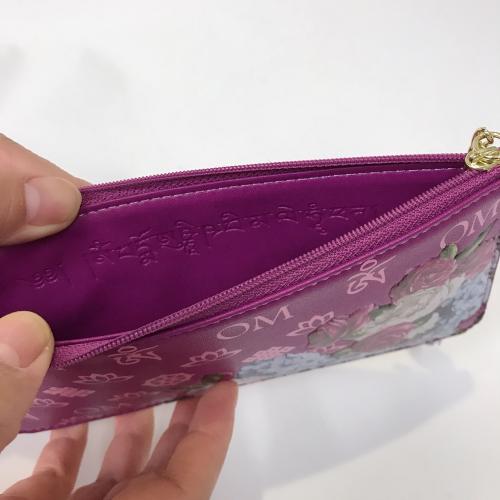 風水メガモール 金運の財布 4種の幸運モノグラム Violet