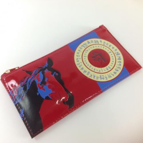 風水メガモール 金運の赤い財布 Wind Horse マチなし